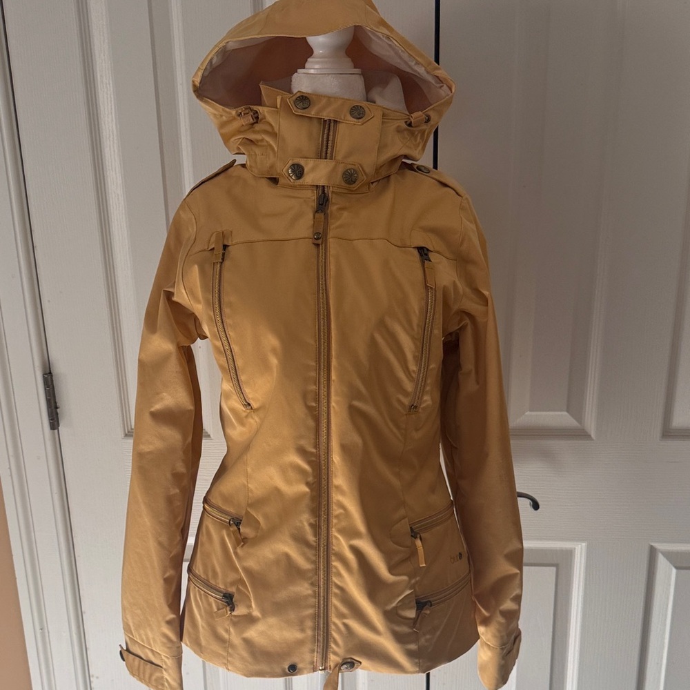 Burton Women's Unique Gold Hooded Ski Jacket